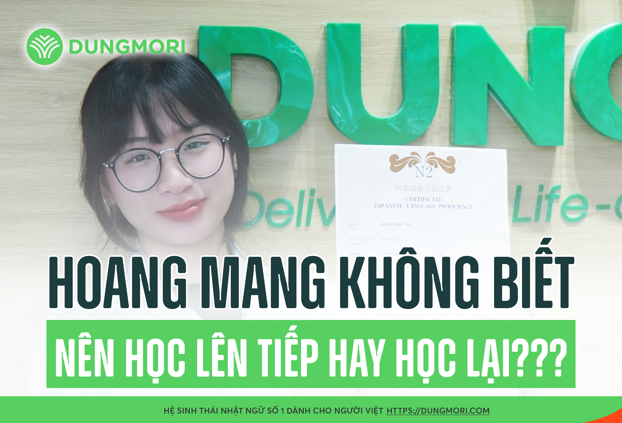 Có kết quả thi JLPT - học lên cao hay ôn lại?