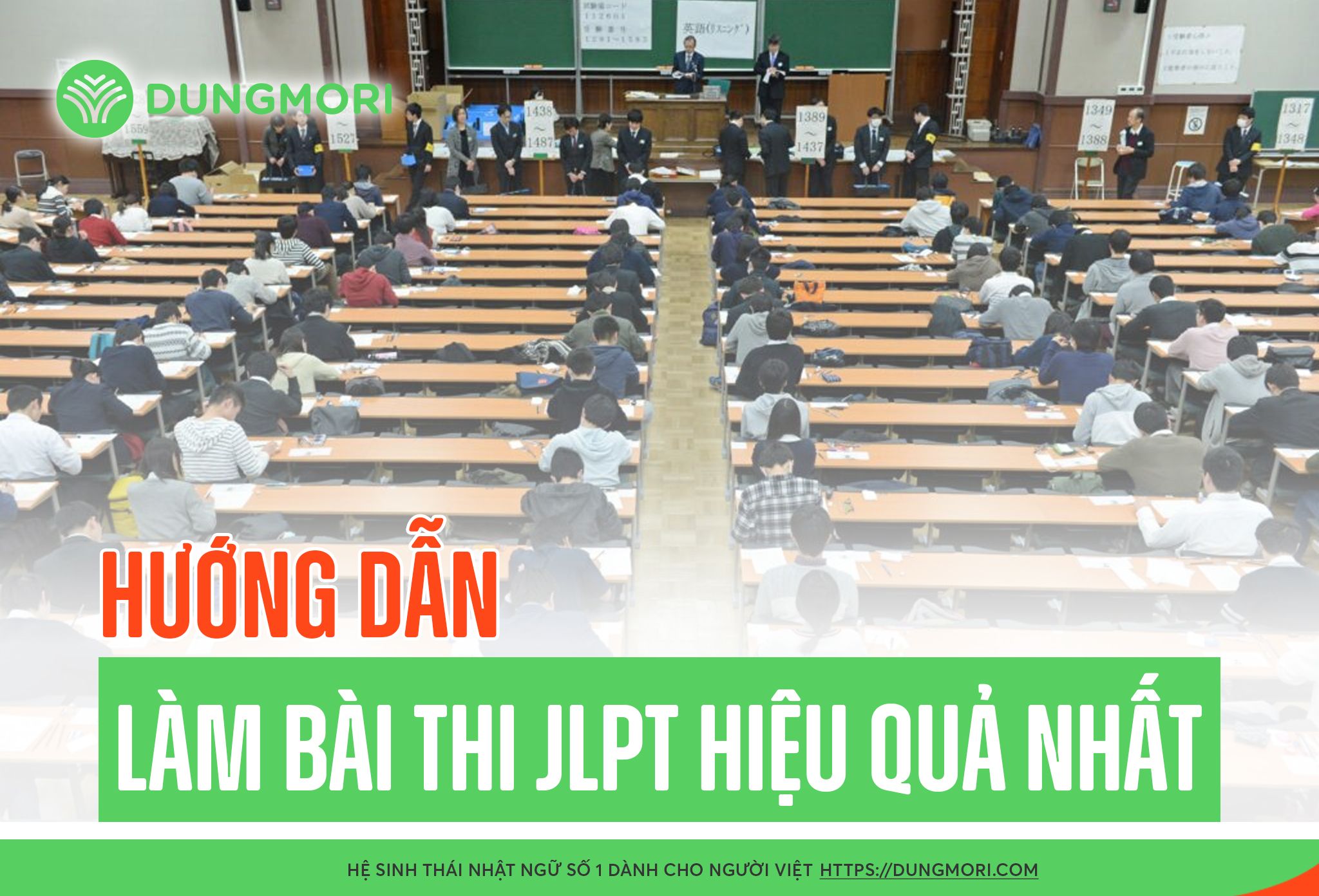 Hướng dẫn làm bài thi JLPT hiệu quả nhất